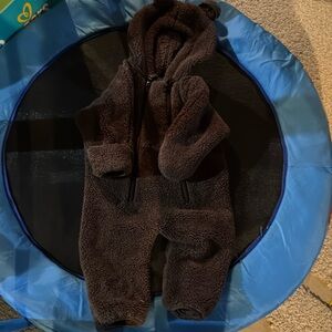 LL Bean Fleece Bear Suit 3-6 months